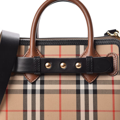 Burberry Calfskin Vintage Check Triple Stud Mini Belt Bag Archive Beige 10 of 10