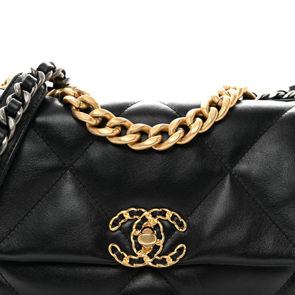 Chanel Lambskin Quilted Medium Chanel 19 Flap Black 8 of 10