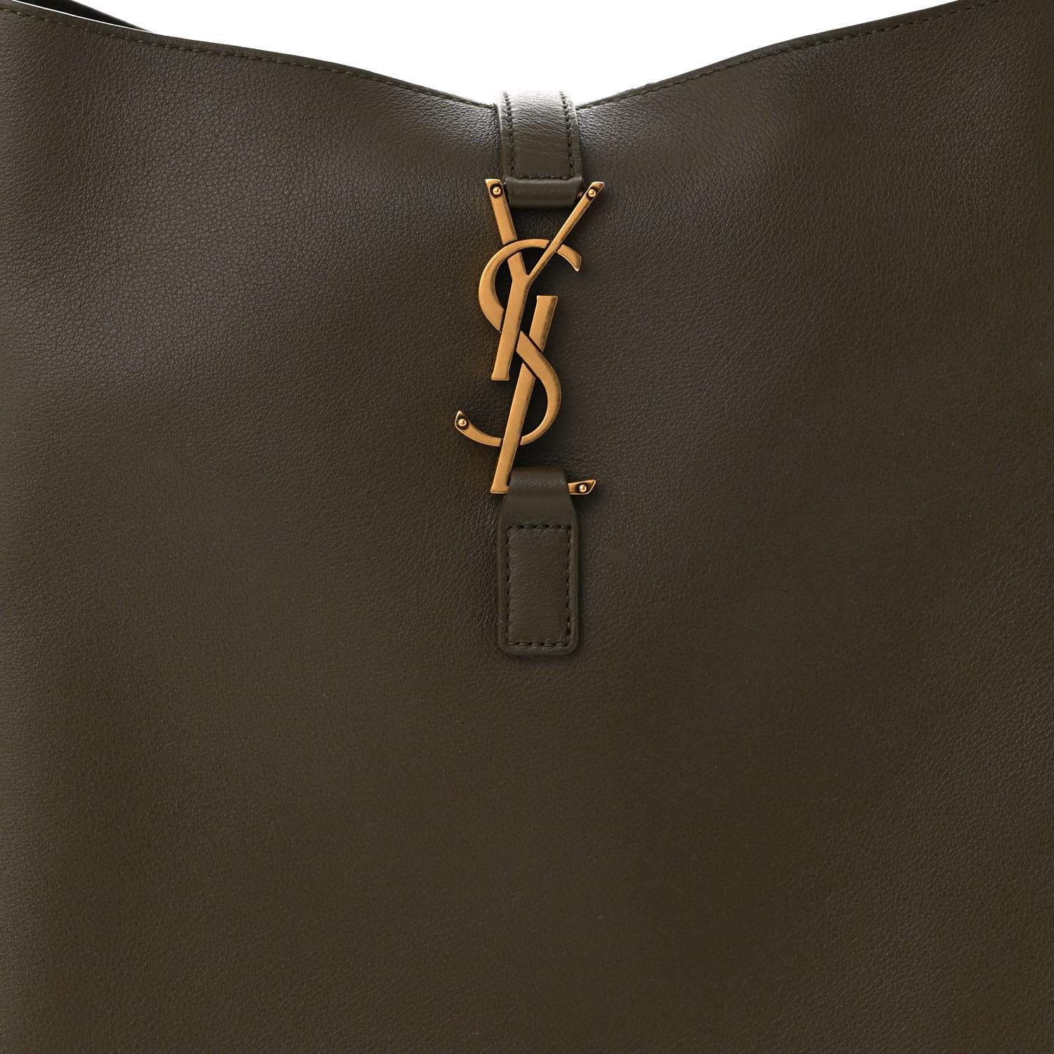 Saint Laurent Smooth Calfskin Large Le 5 A 7 Soft Hobo Light Musk 8 of 10