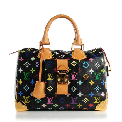 Louis Vuitton Monogram Multicolor Speedy 30 Black 1 of 8