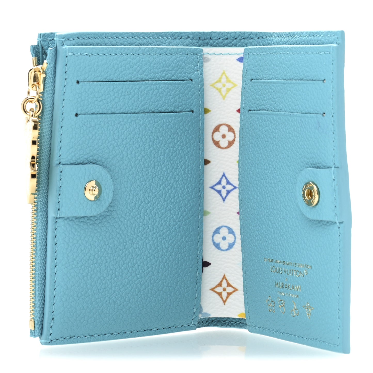 X TM Empreinte Monogram Lisa Wallet Kabira Blue