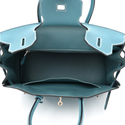 Hermes Togo Birkin 30 Blue Jean 5 of 13