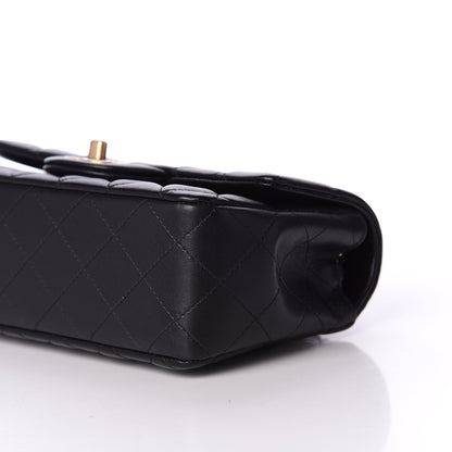 Chanel Lambskin Quilted Mini Rectangular Flap Black 5 of 11