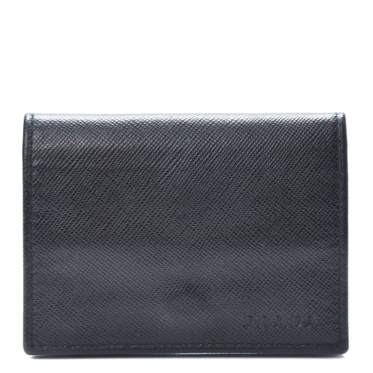 Prada Saffiano Coin Purse Black 1 of 9