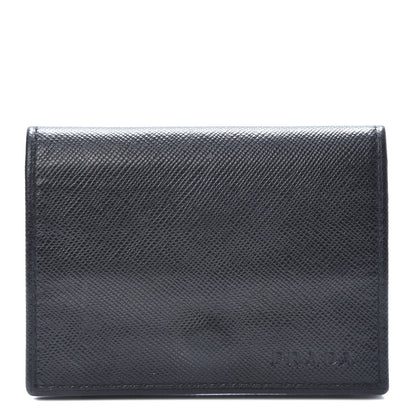 Prada Saffiano Coin Purse Black 1 of 9
