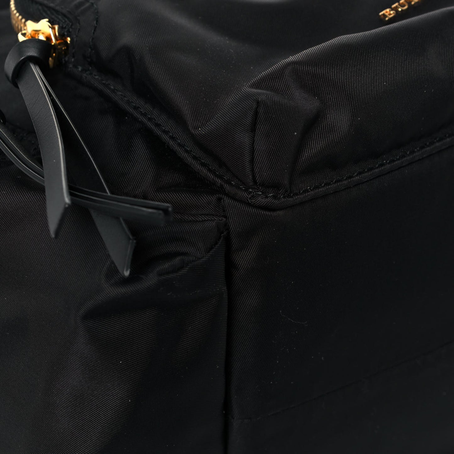 Nylon Large Rucksack Backpack Black