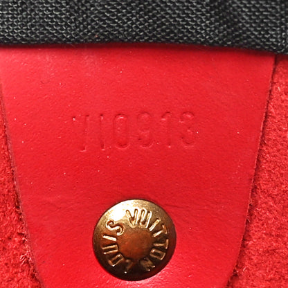 Louis Vuitton Epi Speedy 30 Castillan Red 7 of 11