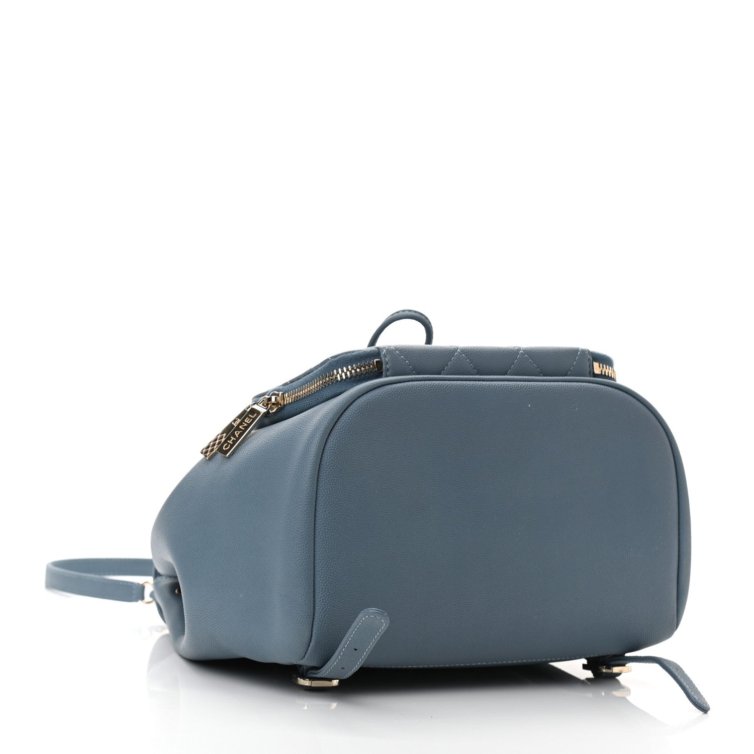 Chanel Caviar Quilted Business Affinity Backpack Blue 4 of 8