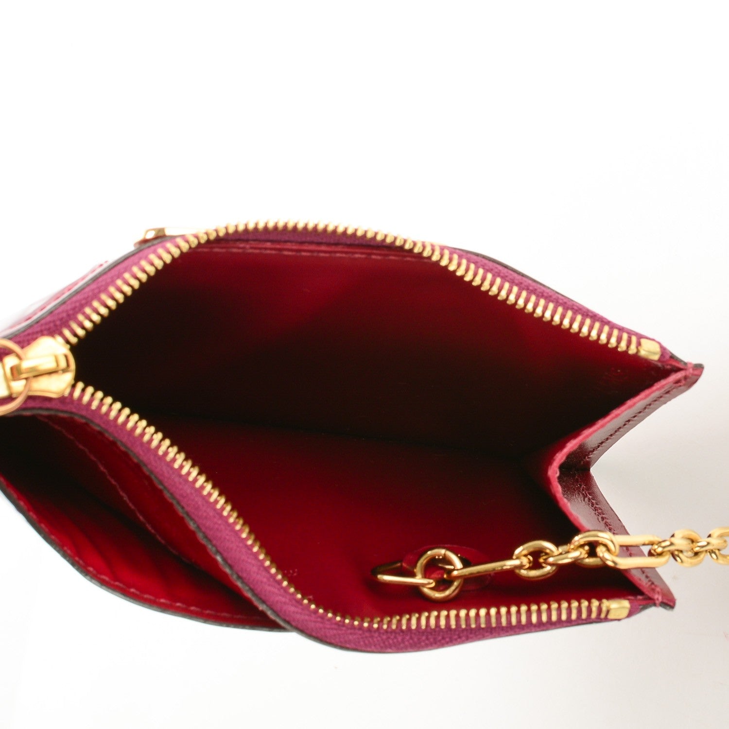 Louis Vuitton Vernis Key Pouch Magenta 5 of 7
