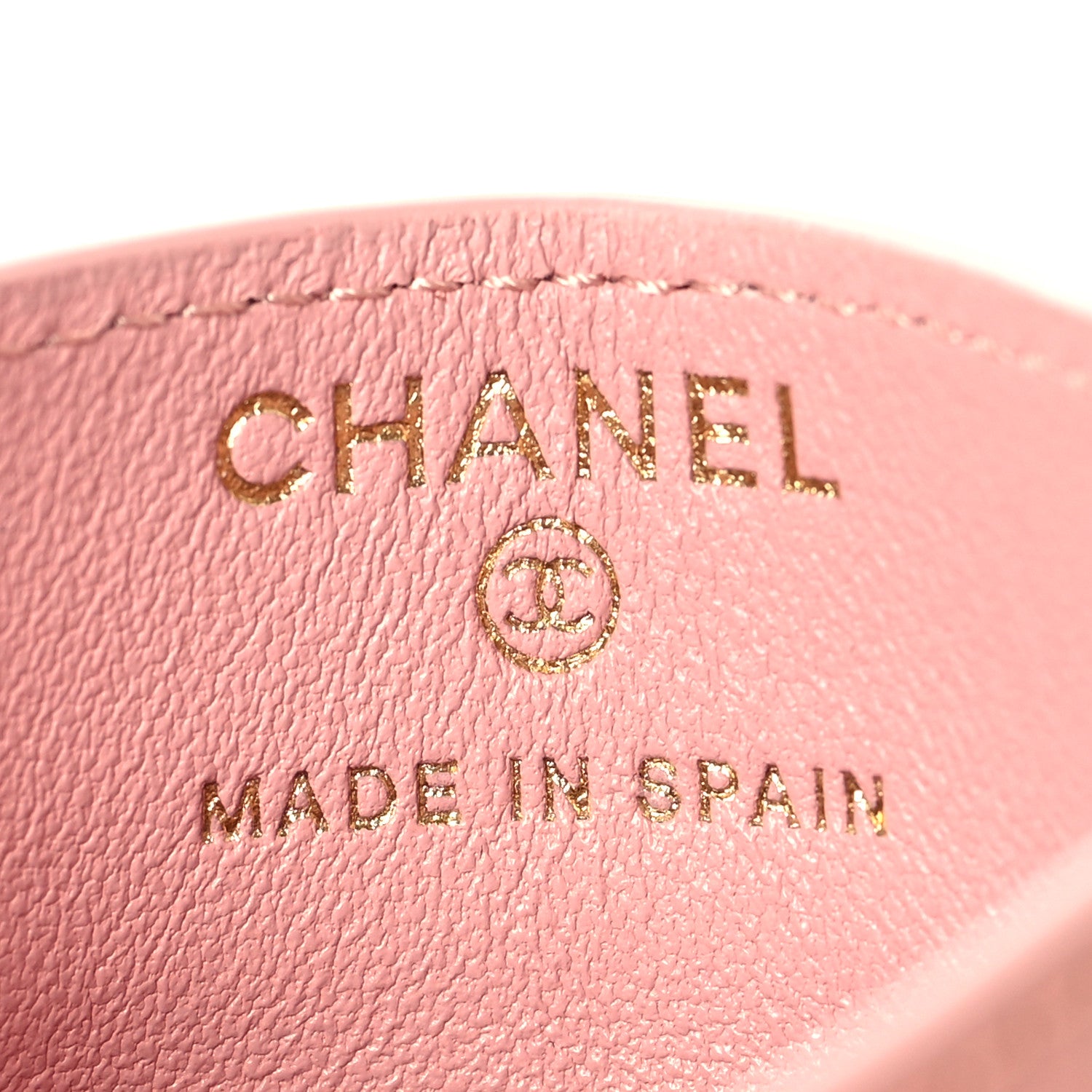 Chanel Calfskin Crocodile Embossed Crococo Card Holder Light Pink 6 of 8