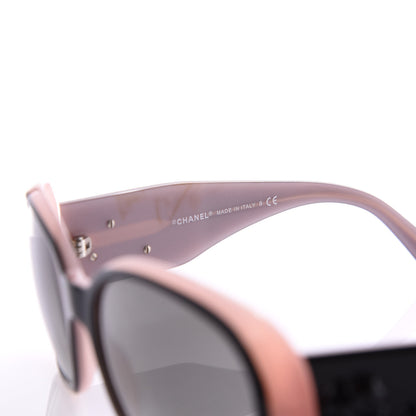 Chanel Camellia CC Sunglasses 5113 Black Pink 6 of 8