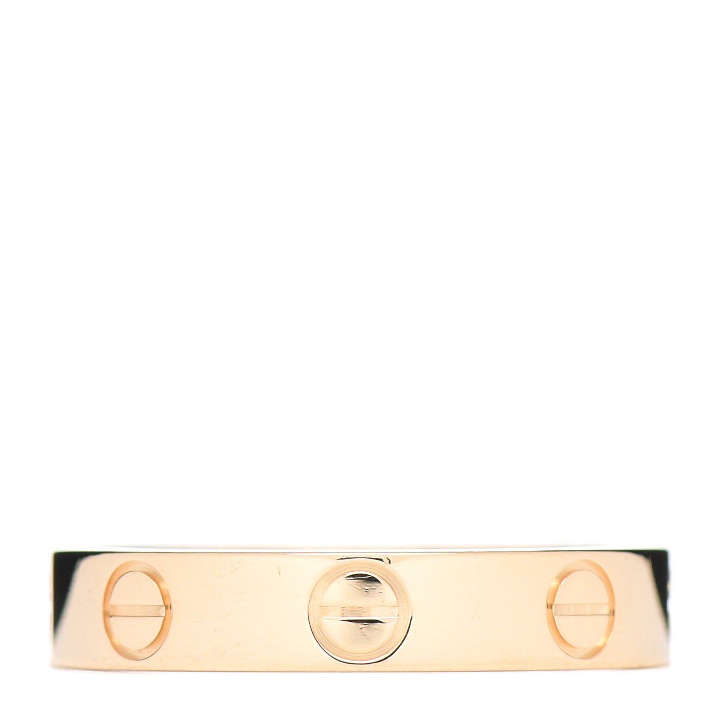 18K Yellow Gold 3.5mm LOVE Wedding Band Ring 51 5.75