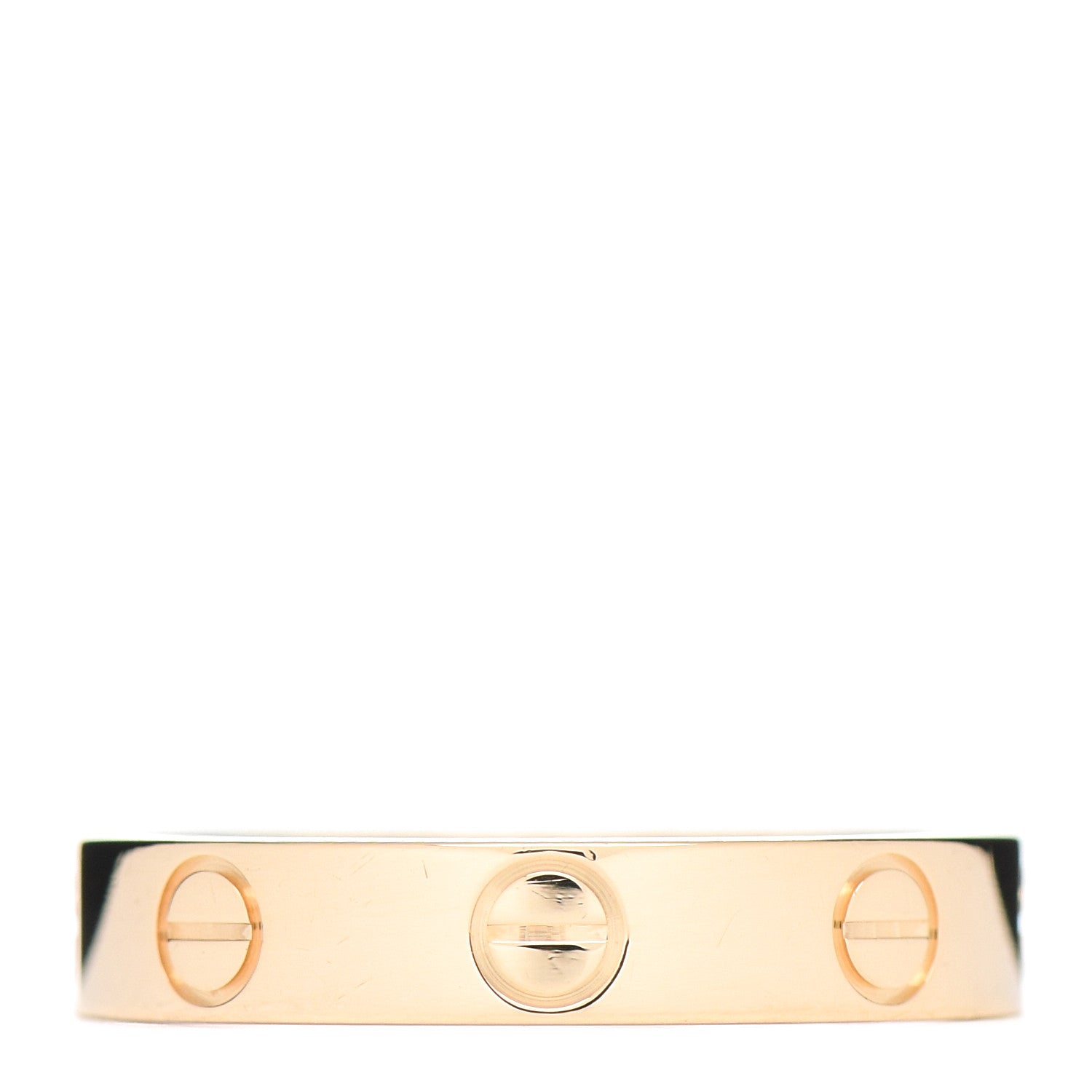 Cartier 18K Yellow Gold 3.5mm LOVE Wedding Band Ring 51 5.75 1 of 4