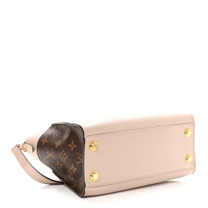 Louis Vuitton Calfskin Monogram On My Side PM Greige 4 of 9