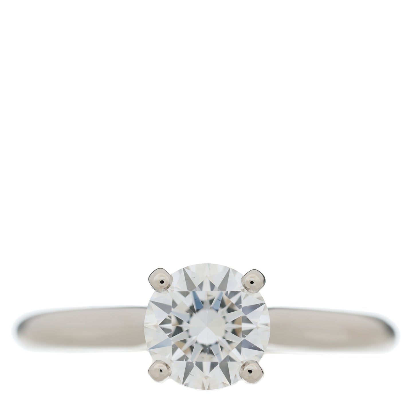 Platinum Diamond .80ct Solitaire 1895 Engagement Ring 49 4.75