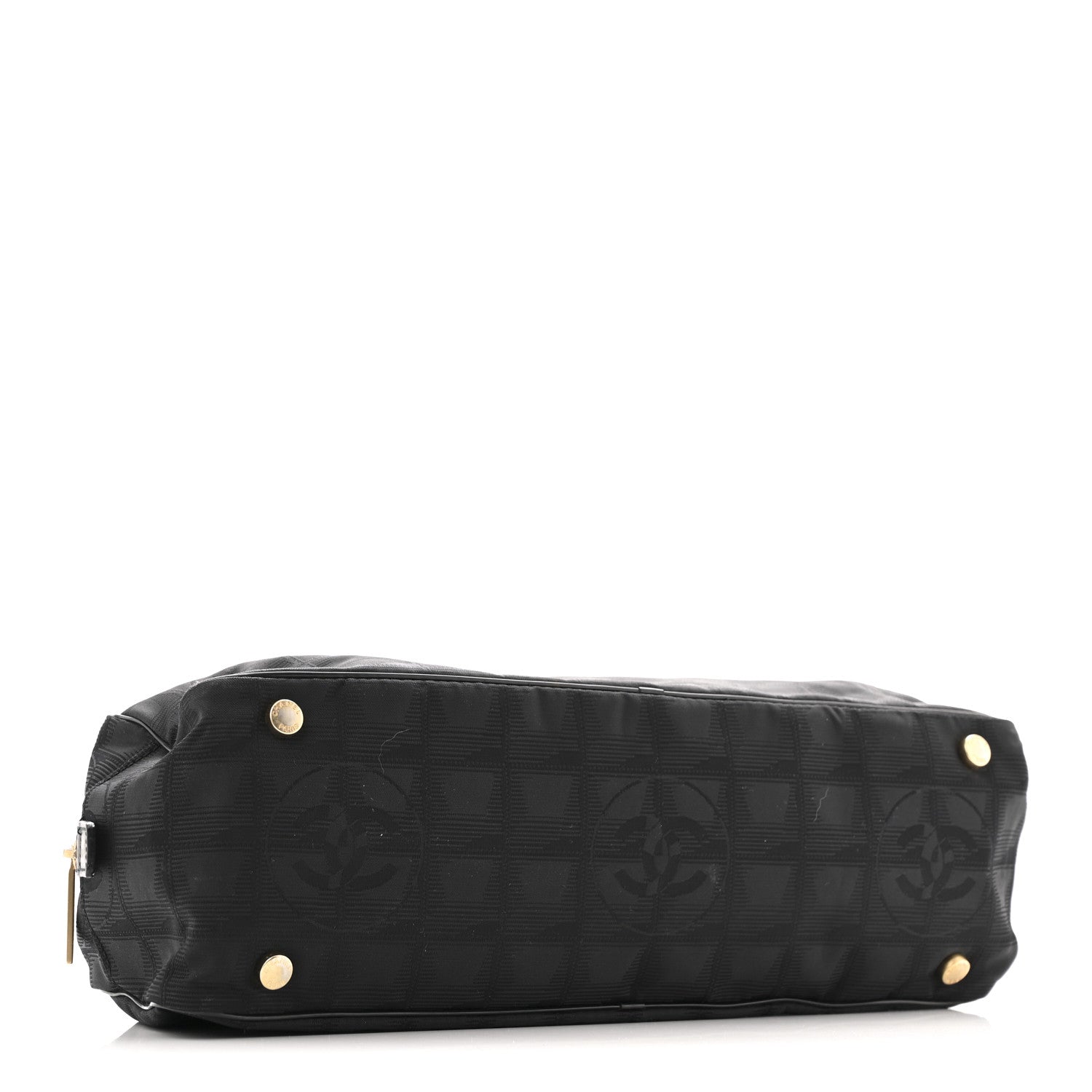 Chanel Nylon Travel Bowler Black 4 of 14