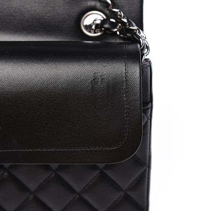 Chanel Lambskin Quilted Medium Double Flap Black 9 of 15