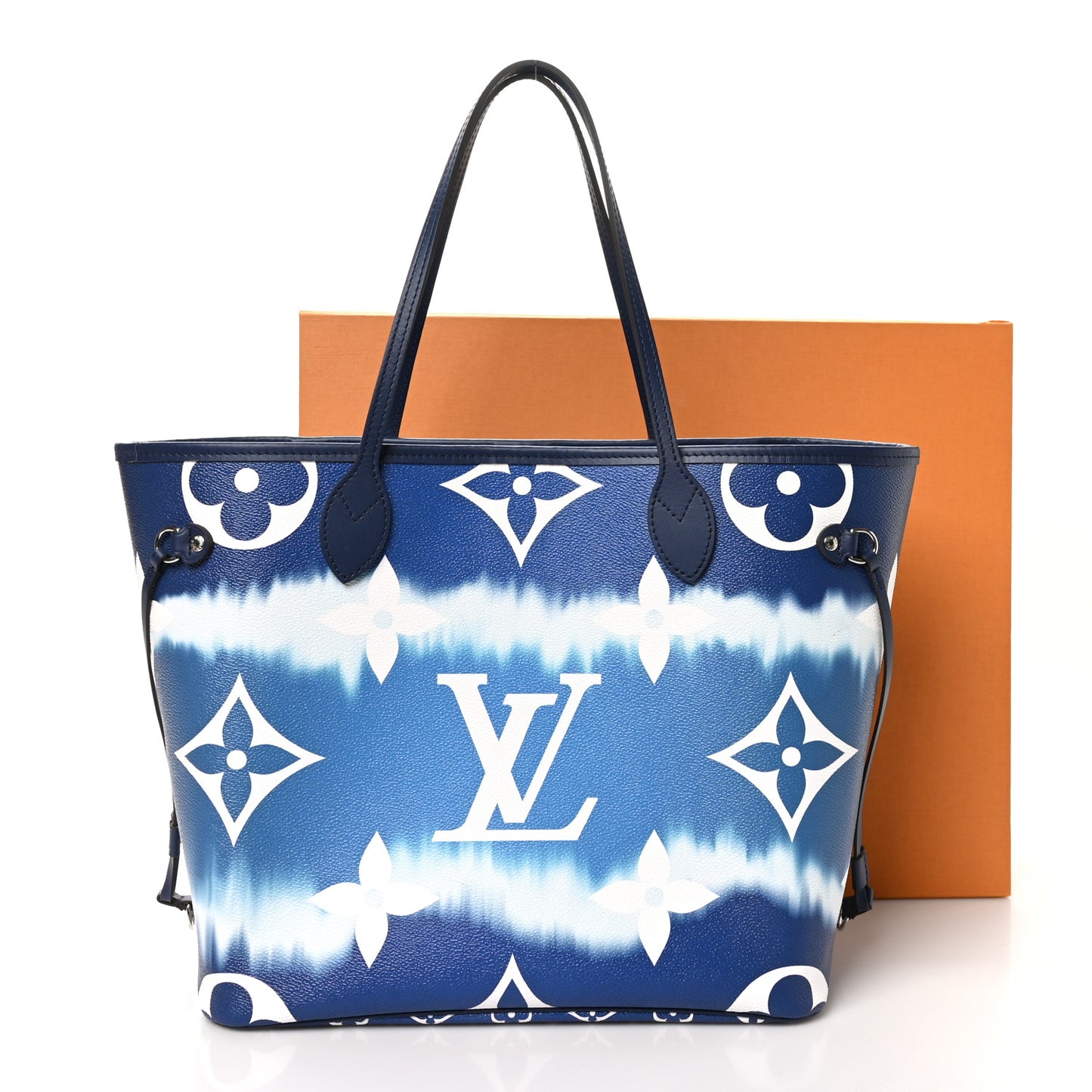 Monogram Escale Neverfull MM Blue