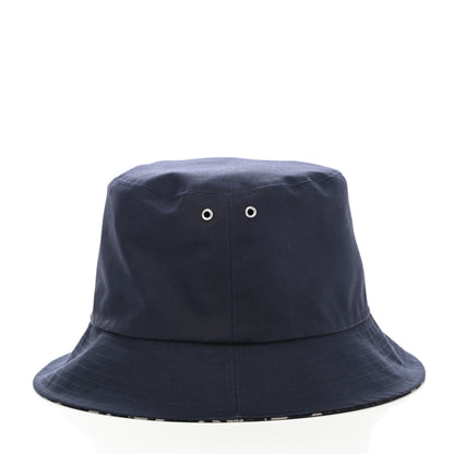 Christian Dior Polyester Cotton Oblique Teddy-D Brim Bucket Hat 58 11 of 16