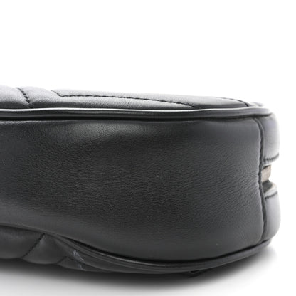 Gucci Calfskin Matelasse GG Marmont Belt Bag 105 42 Black 11 of 11