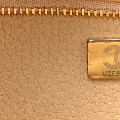 Chanel Grained Calfskin Stitched Urban Essentials Small Shopping Bag Beige 7 of 10