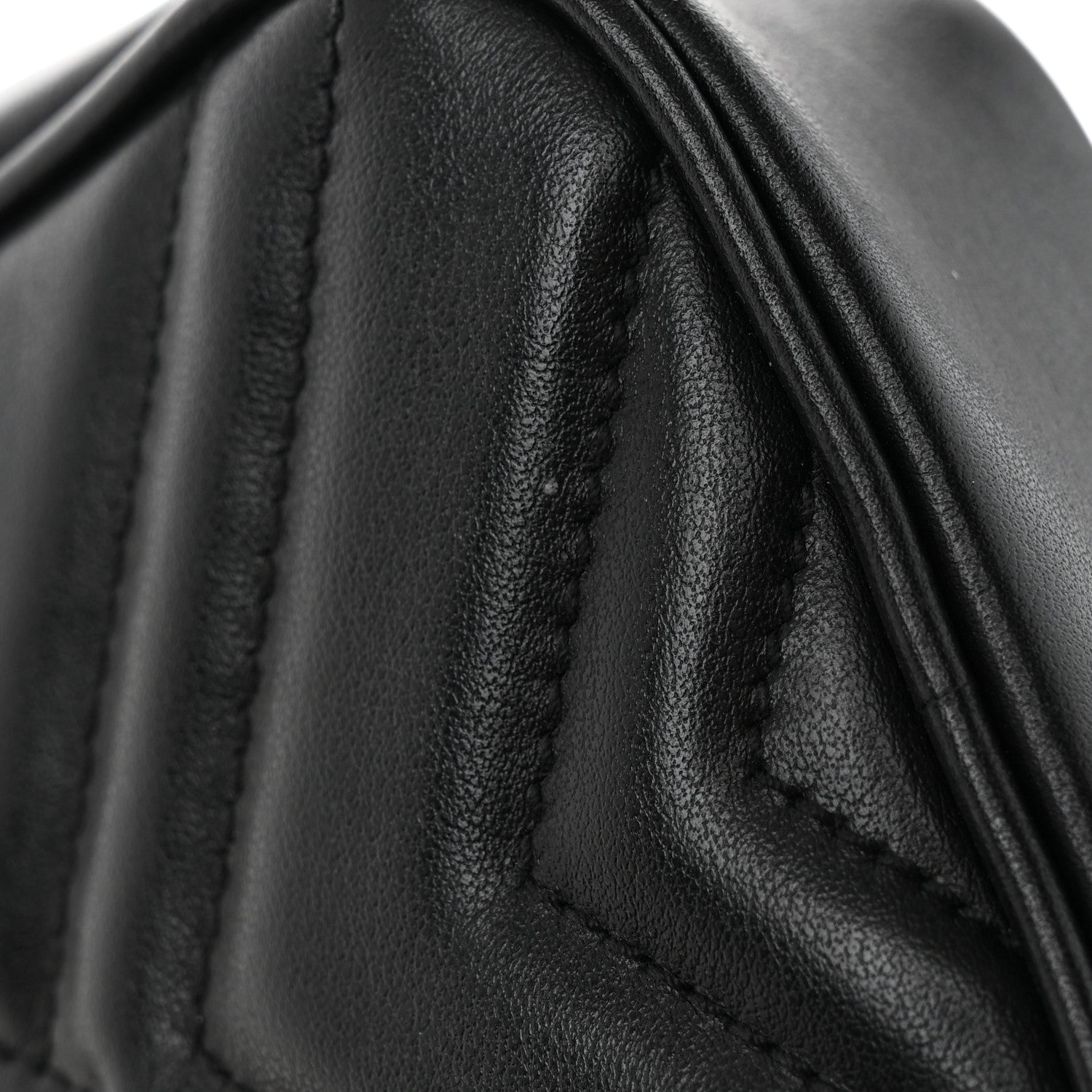 Gucci Calfskin Matelasse Mini GG Marmont Crossbody Bag Black 12 of 13