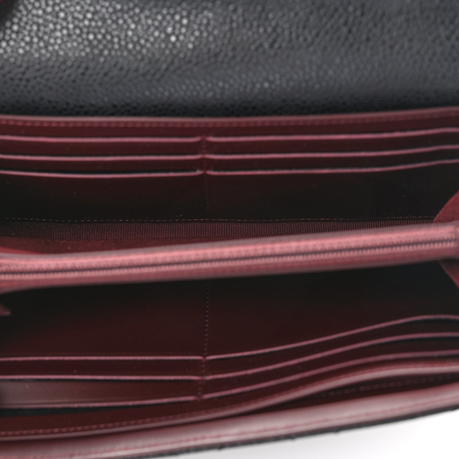 Chanel Caviar Quilted Large Gusset Flap Wallet Black 5 of 8