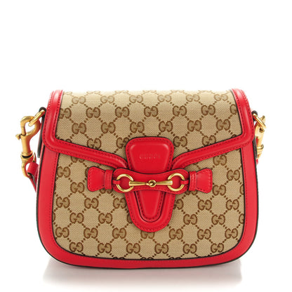 Gucci Monogram Ruinart Calfskin Medium Lady Web Shoulder Bag Beige Ebony Hibiscus Red 1 of 7