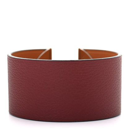 Hermes Evercolor 2002 Bracelet T3 Rouge H Ambre Vert Olive 3 of 7
