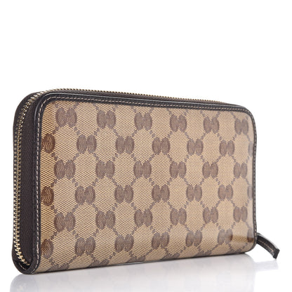 Gucci Crystal Monogram Zip Around Wallet Brown 3 of 8
