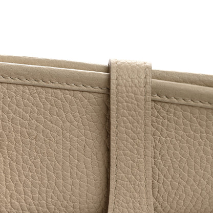 Hermes Taurillon Clemence EVELYNE III PM Beton 12 of 13
