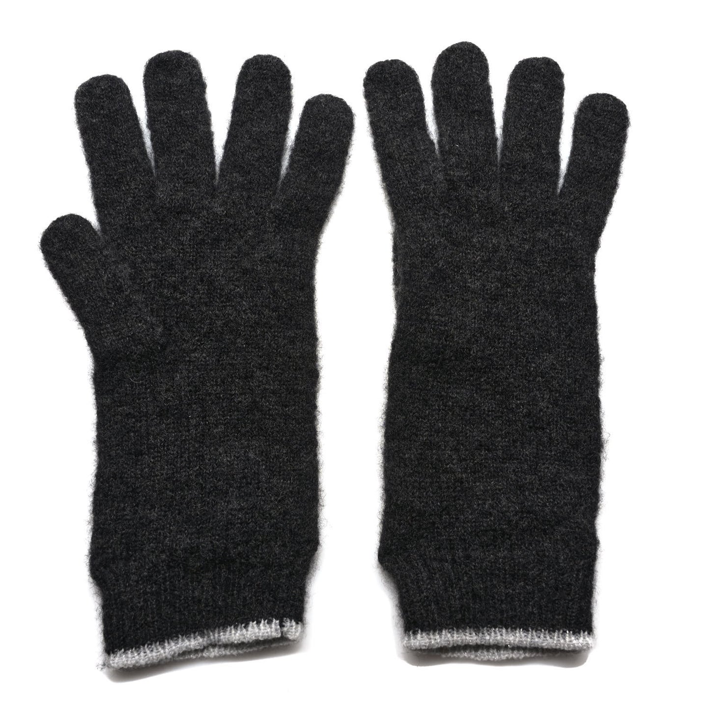 Cashmere Silk CC Gloves Dark Grey