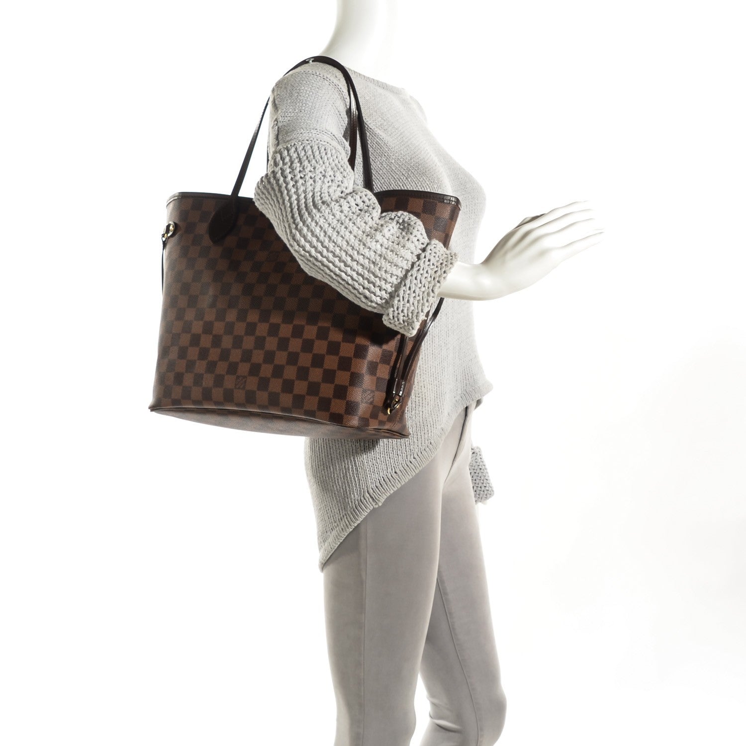 Louis Vuitton Damier Ebene Neo Neverfull MM 3 of 10
