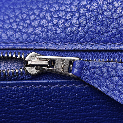 Hermes Togo Kelly Retourne 32 Bleu Electrique 12 of 37