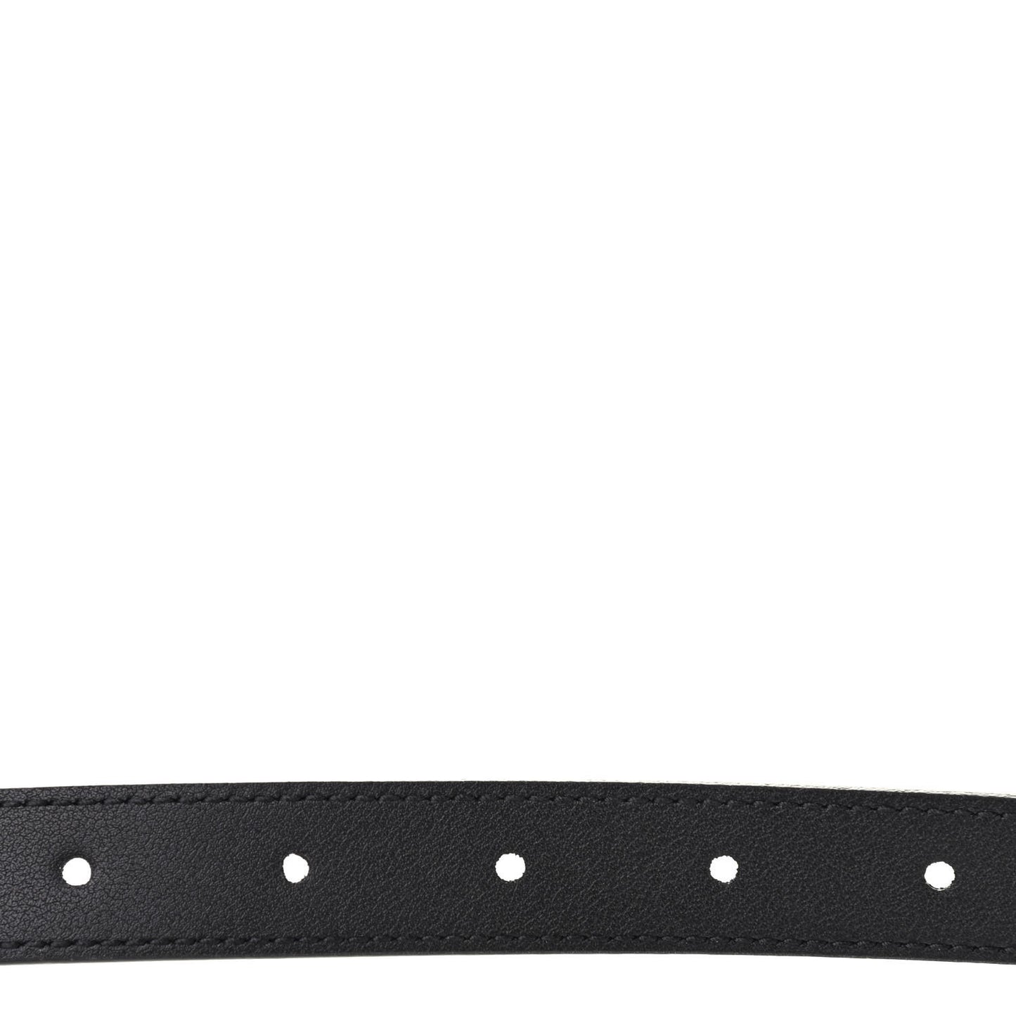 Plutone Calfskin Double G 20mm Belt 65 26 Black
