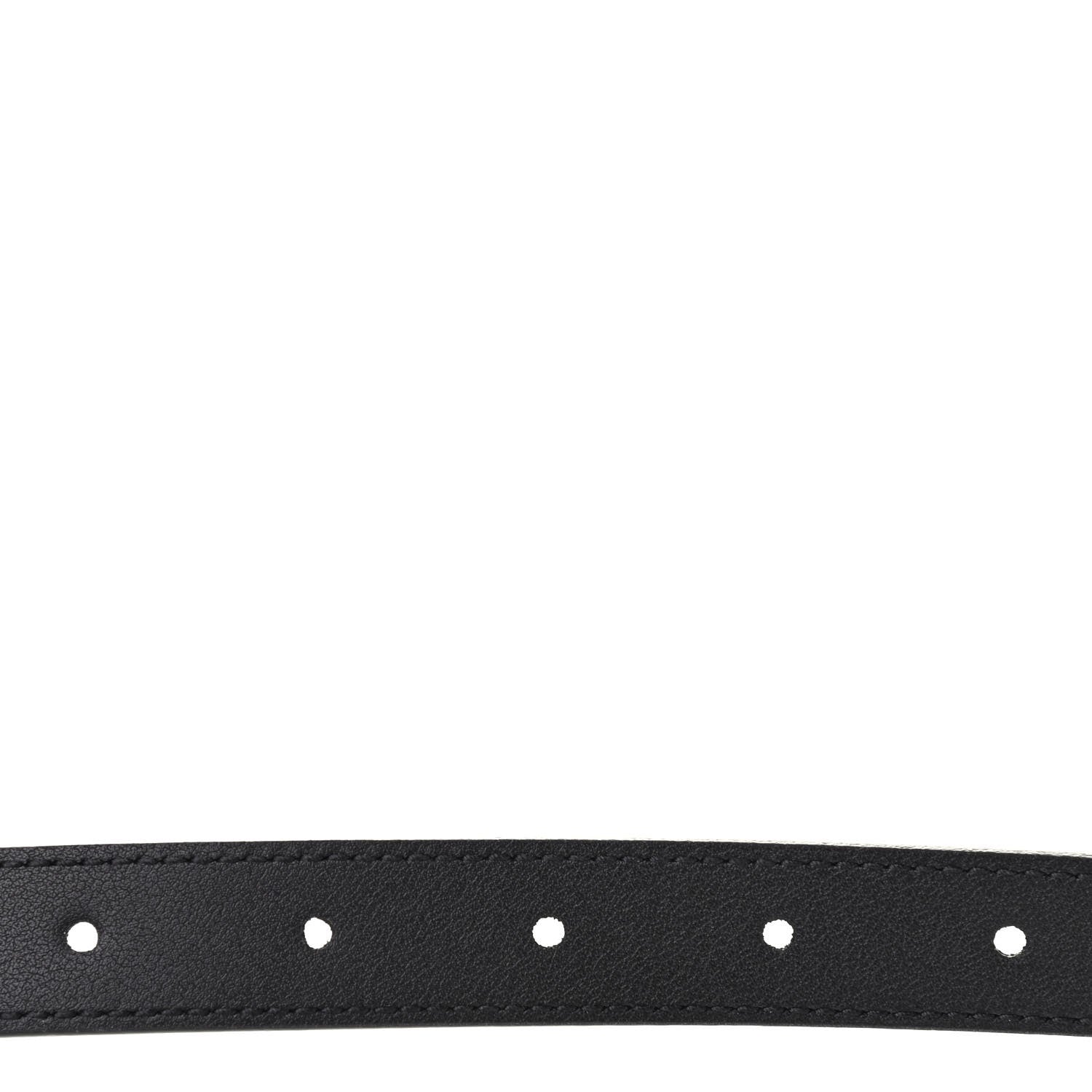 Gucci Plutone Calfskin Double G 20mm Belt 65 26 Black 5 of 5