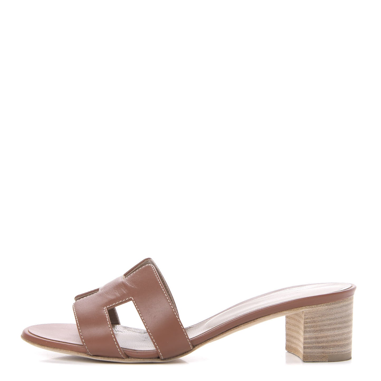 Calfskin Oasis Sandals 35.5 Gold