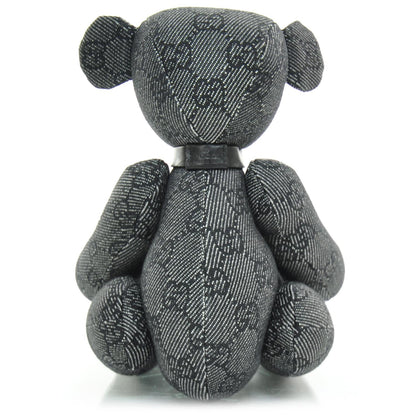 Gucci Monogram Stuffed Teddy Bear Navy Blue 4 of 5
