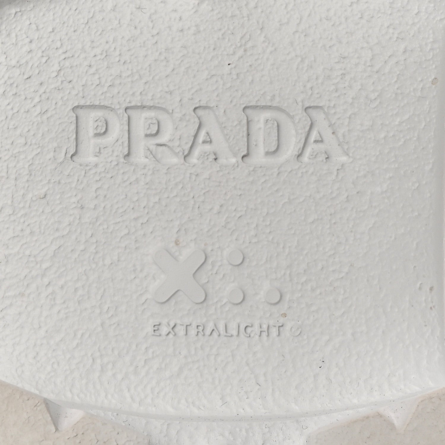 Prada Nappa Soft Metal Triangle Logo Padded Monolith 55mm Sneakers 39.5 White 7 of 20