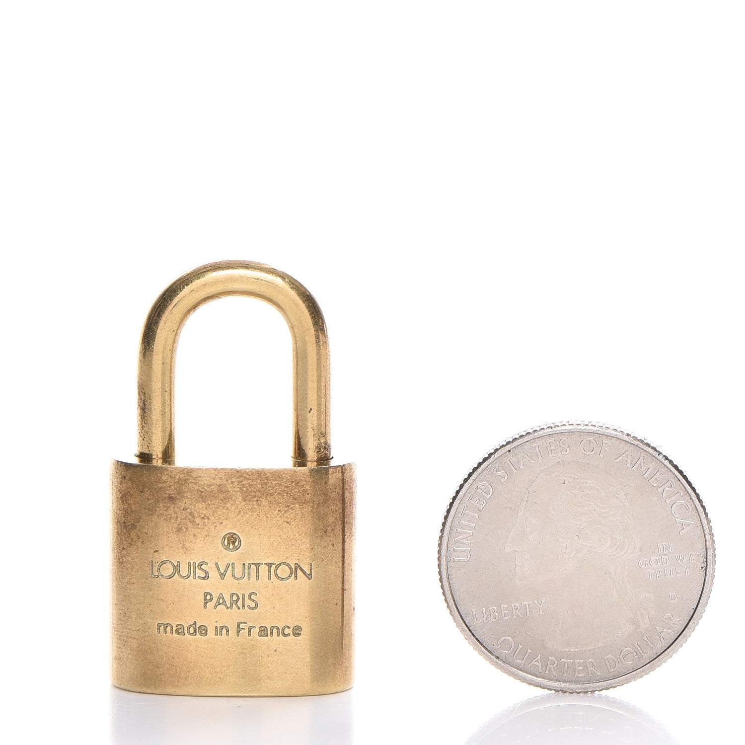 Louis Vuitton Brass Lock and 2 Keys Set 2 of 4