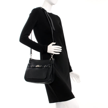 Hermes Taurillon Clemence Jypsiere 28 Black 3 of 14