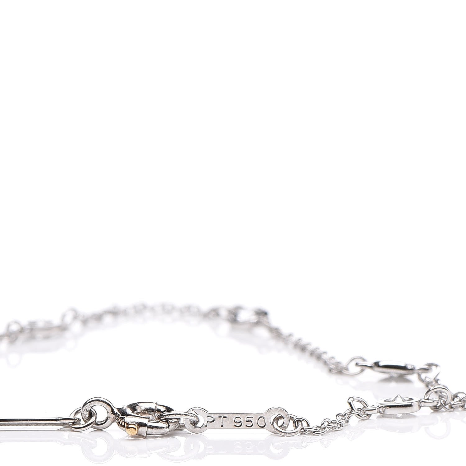 Tiffany Platinum Diamond .30ctw Elsa Peretti Diamonds by the Yard Station Bracelet 5 of 7