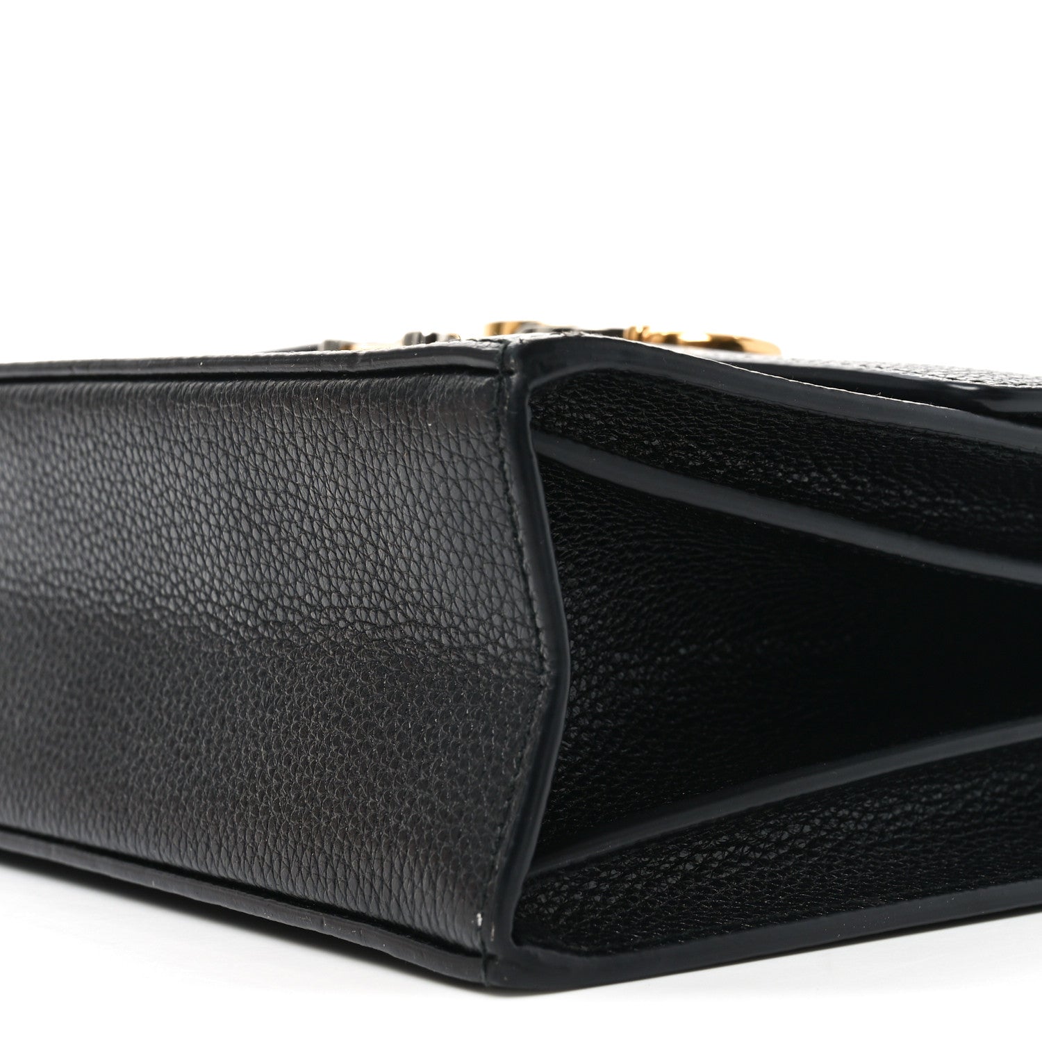 Gucci Grainy Calfskin Small Zumi Shoulder Bag Black 10 of 10