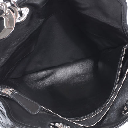 Christian Dior Lambskin Cannage Medium Granville Tote Black 7 of 7