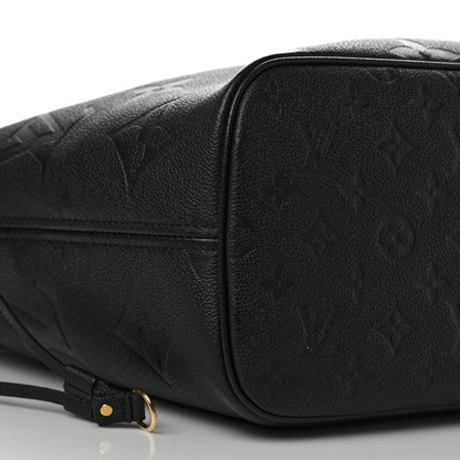 Louis Vuitton Empreinte Monogram Giant Neverfull MM Black 7 of 9