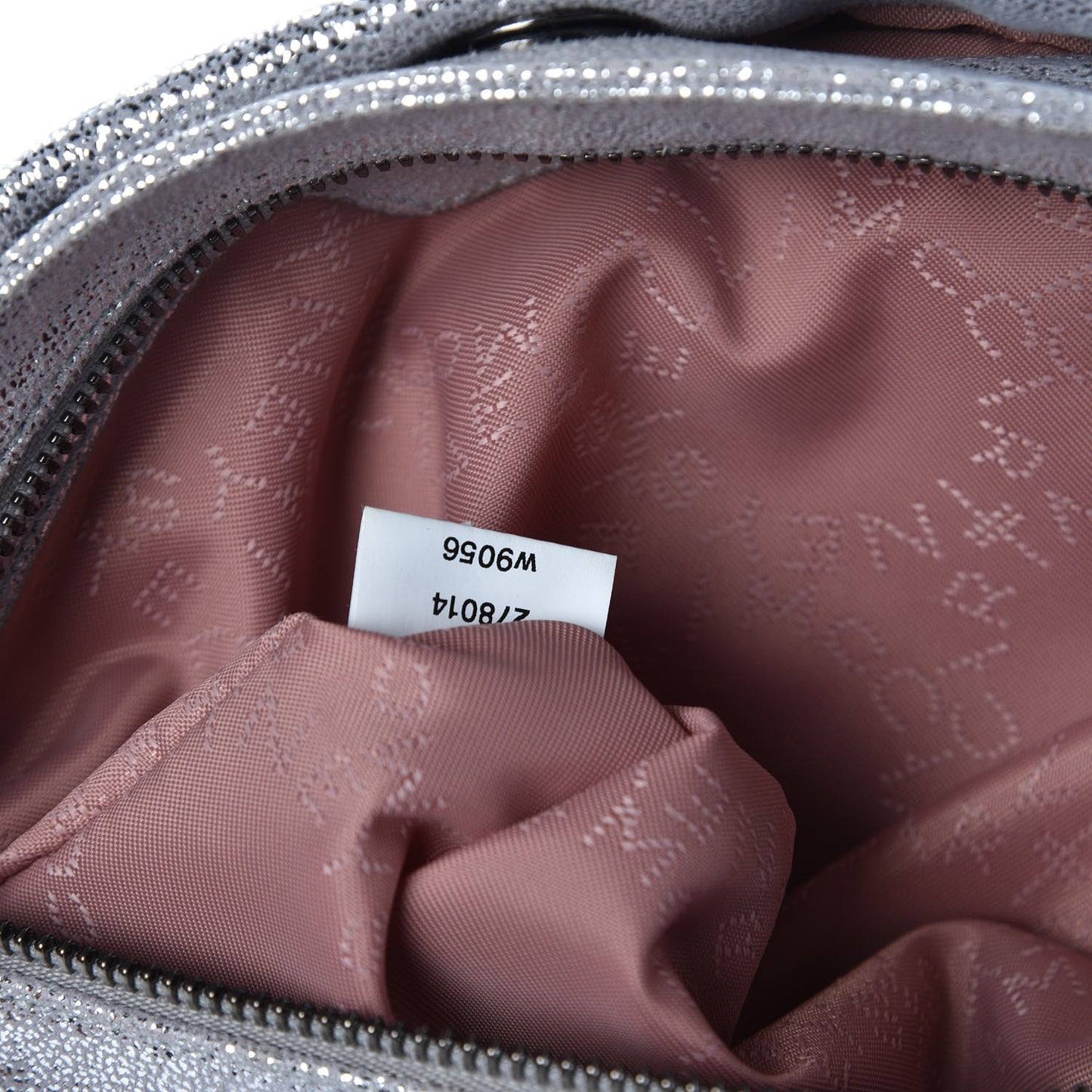 Shaggy Deer Falabella Fold Over Clutch Silver