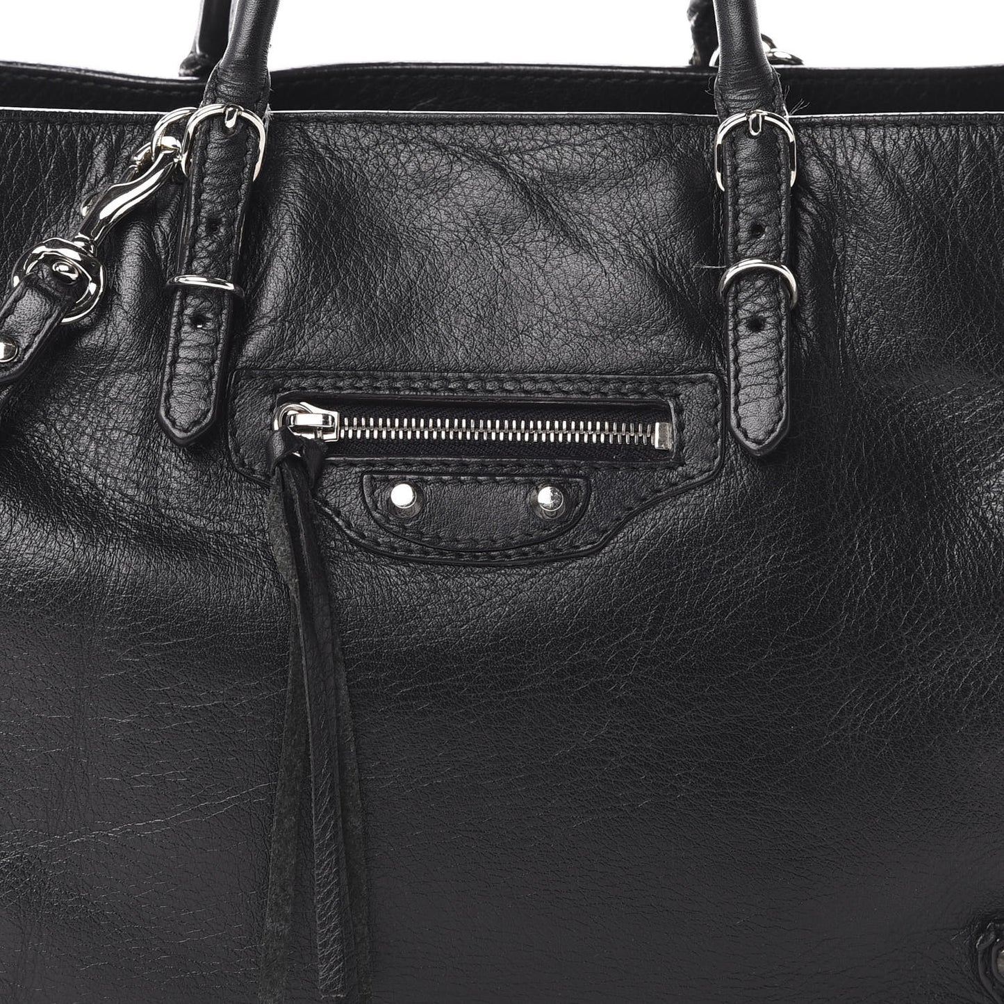 Veau Papier A6 Zip Around Tote Black