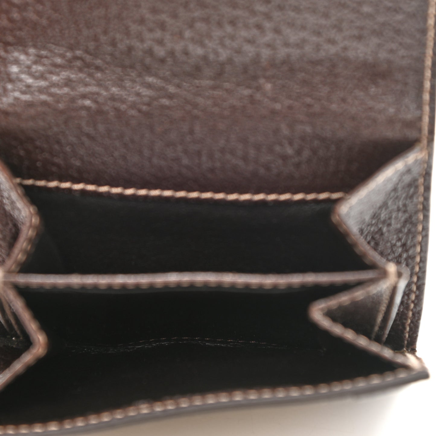 Monogram Charmy Square Wallet Dark Brown
