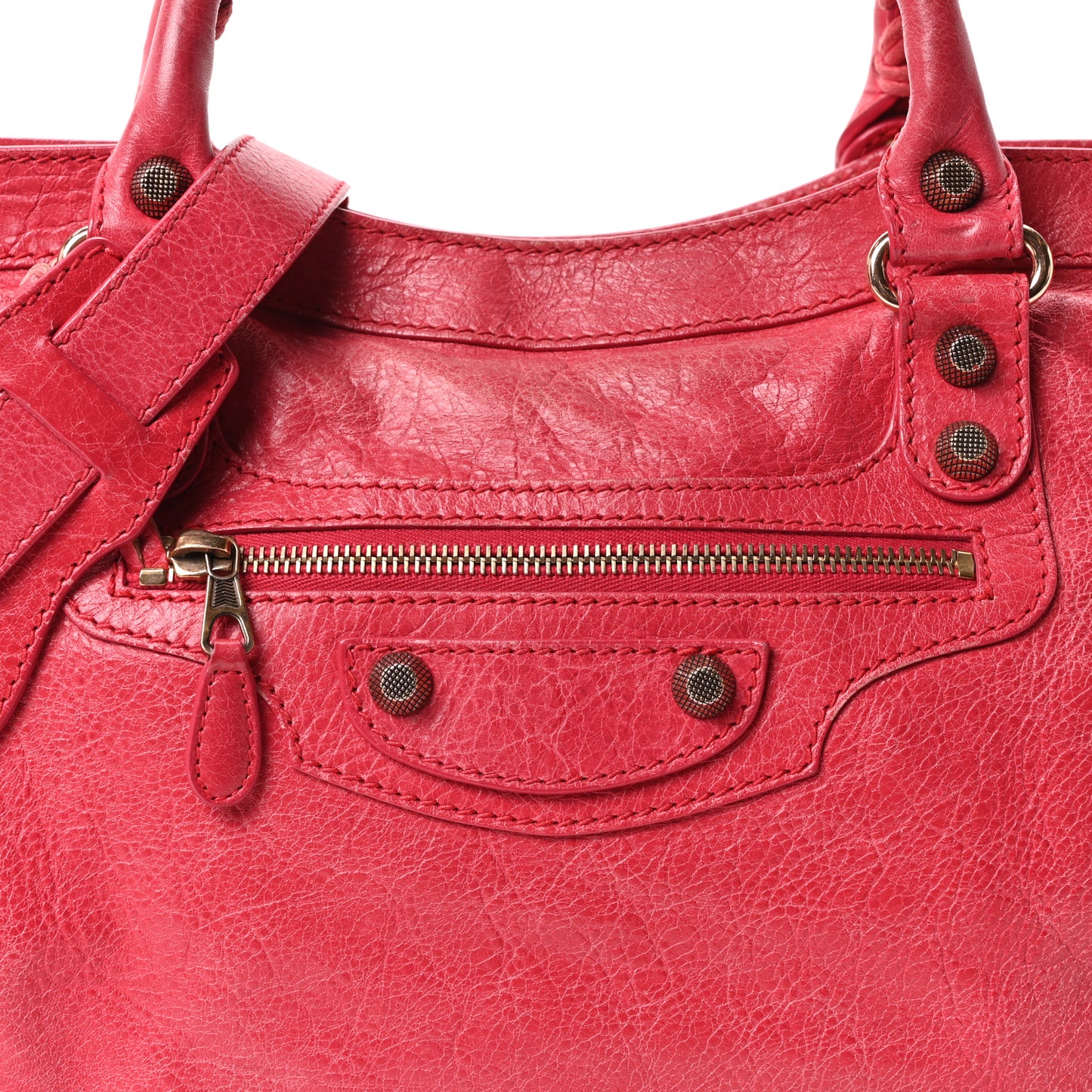 Agneau Giant 12 Rose Gold Hardware City Rose Thulian