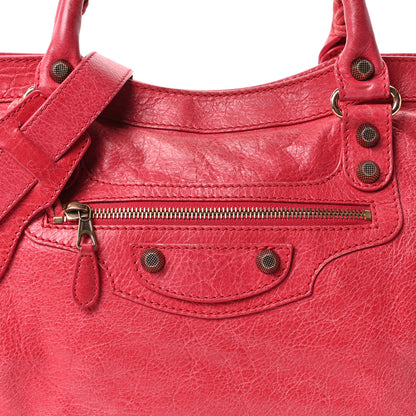 Balenciaga Agneau Giant 12 Rose Gold Hardware City Rose Thulian 9 of 11